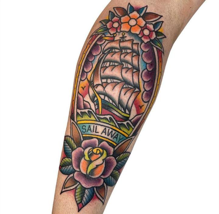 11 Amazing sailboat tattoo ideas – Rad Ocean Life
